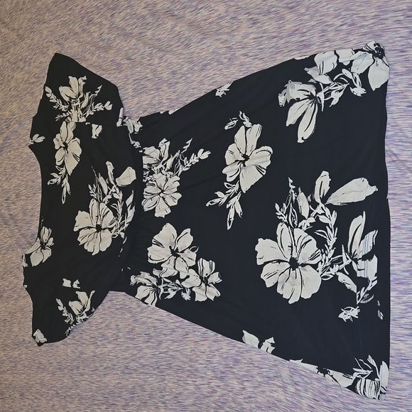 Anne Klein Pop-Over Dress Black Size 12 - Picture 2 of 7